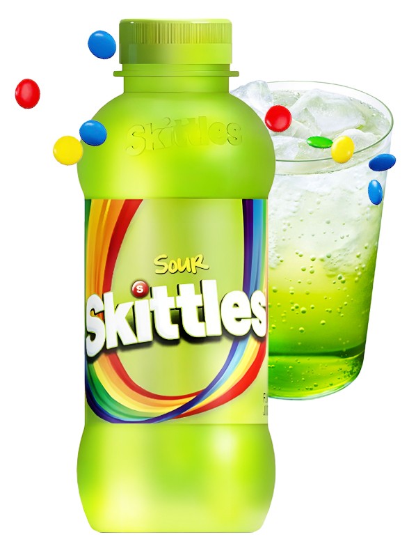 Refresco Sin Gas Skittles | Ácido 414 ml.