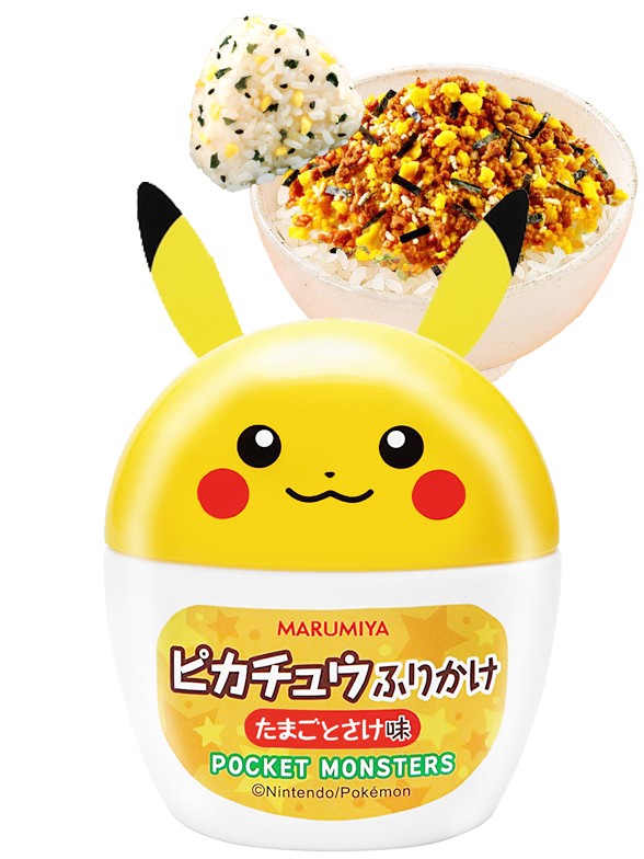 Condimento Furikake Pikachu Pokémon Onigiri de Huevo y Salmón 20 grs.