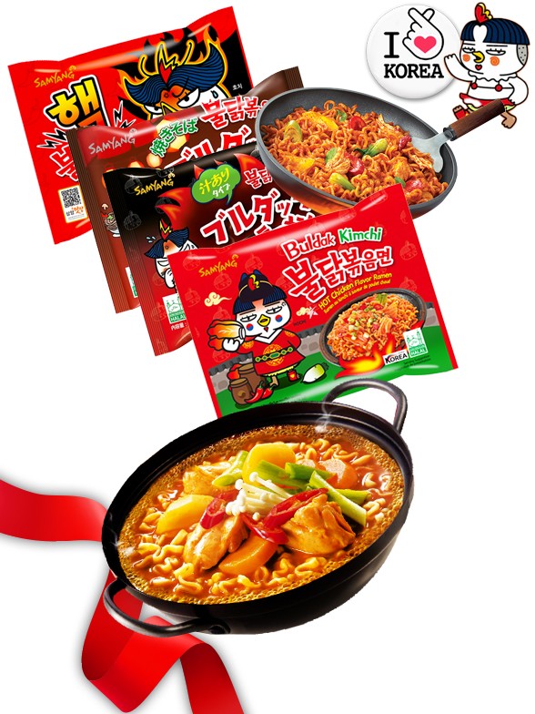 Ramen Japonés BOX  Buldak | 4 Recetas | Gift Selection