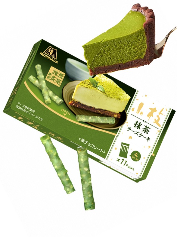 Sticks Koeda de Tarta de Queso de Matcha | 11 Unidades.