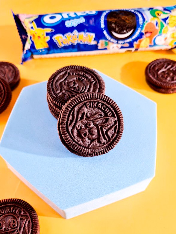 Galletas Oreo Original | Edición Pokémon | 16 Diseño Aleatorios 119 grs.