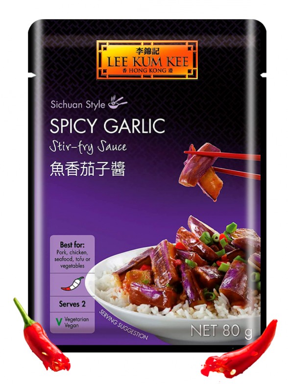 Salsa de Ajo Picante para Salteado | Lee Kum Kee 80 grs.