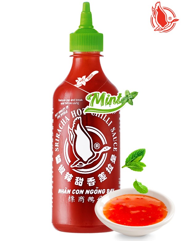 Salsa Sriracha Chili con Menta 455 ml.