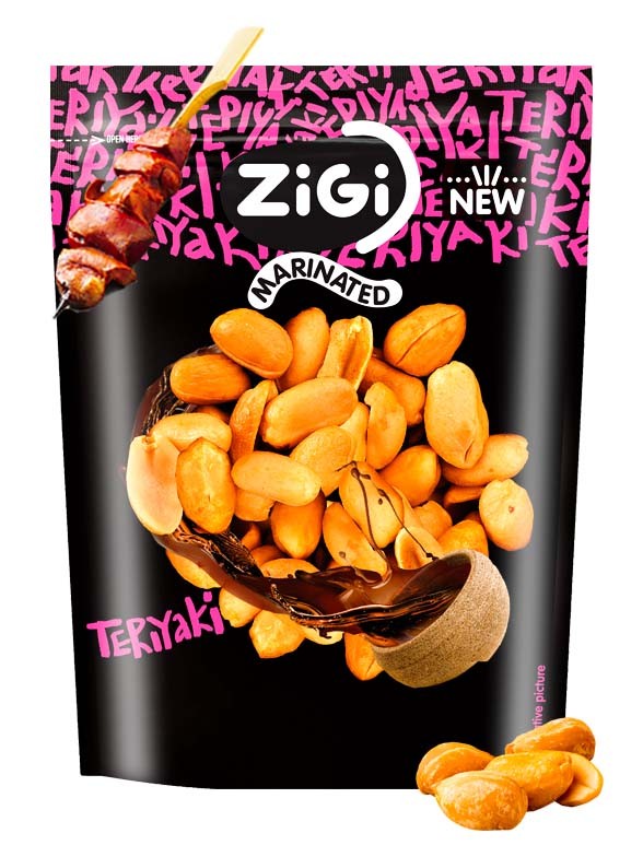 Snack de Cacahuetes sabor Teriyaki 70 grs.