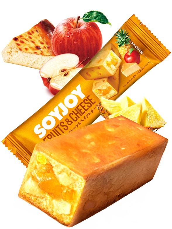 Barrita Proteica de Soja con Fruta y Queso | SOYJOY 30 grs.