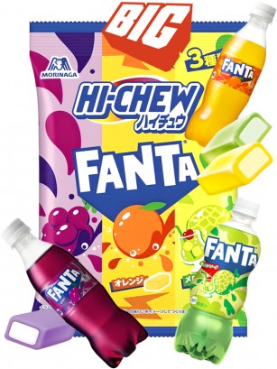 Caramelos Blandos de Fanta Japan Uva | Naranja | Melon Soda | Mini Hi Chew 68 grs.