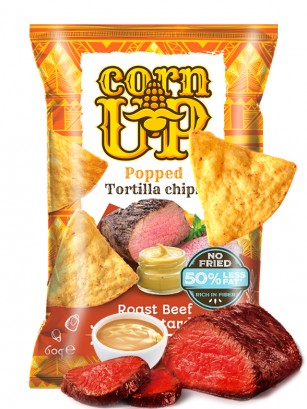 Nachos Corn Up Roast Beef & Mostaza | Sin Gluten 60 grs.