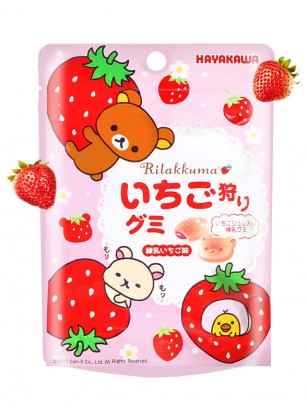 Chuches rellenas de Confitura de Fresa | Rilakkuma 40 grs.