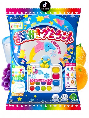 Kit DIY Crea tus Chuches Oekaki Land | Popin Cookin | Kracie 27 grs.