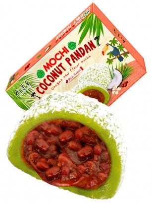 Mochis de Crema de Azuki Coco y Pandan | Bamboo House 180 grs.