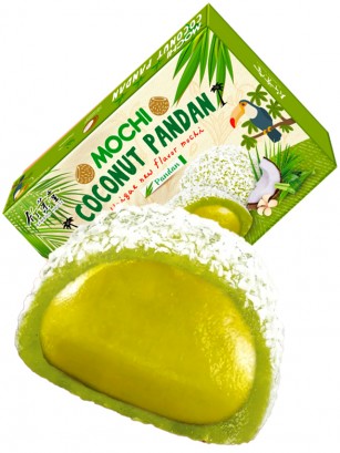 Mochis de Crema de Coco y Pandan | Bamboo House 180 grs.