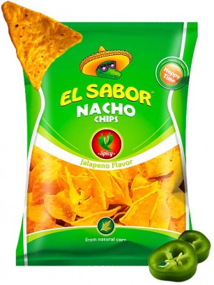 Nachos Sabor Jalapeño 100 grs.