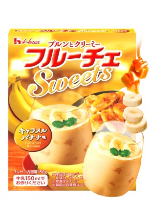 Postre Japonés Fruché Caramel Banana | House 150 grs.