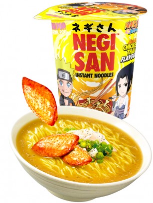 Fideos Ramen Cup Naruto de Pollo Teriyaki | Negi San 65 grs.