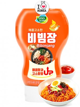 Salsa Coreana Bibimjang Med Picante | Envase UP 380 grs.