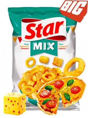 Snack Mix de Pizza, Queso y Paprika | Star Pepsi 90 grs.